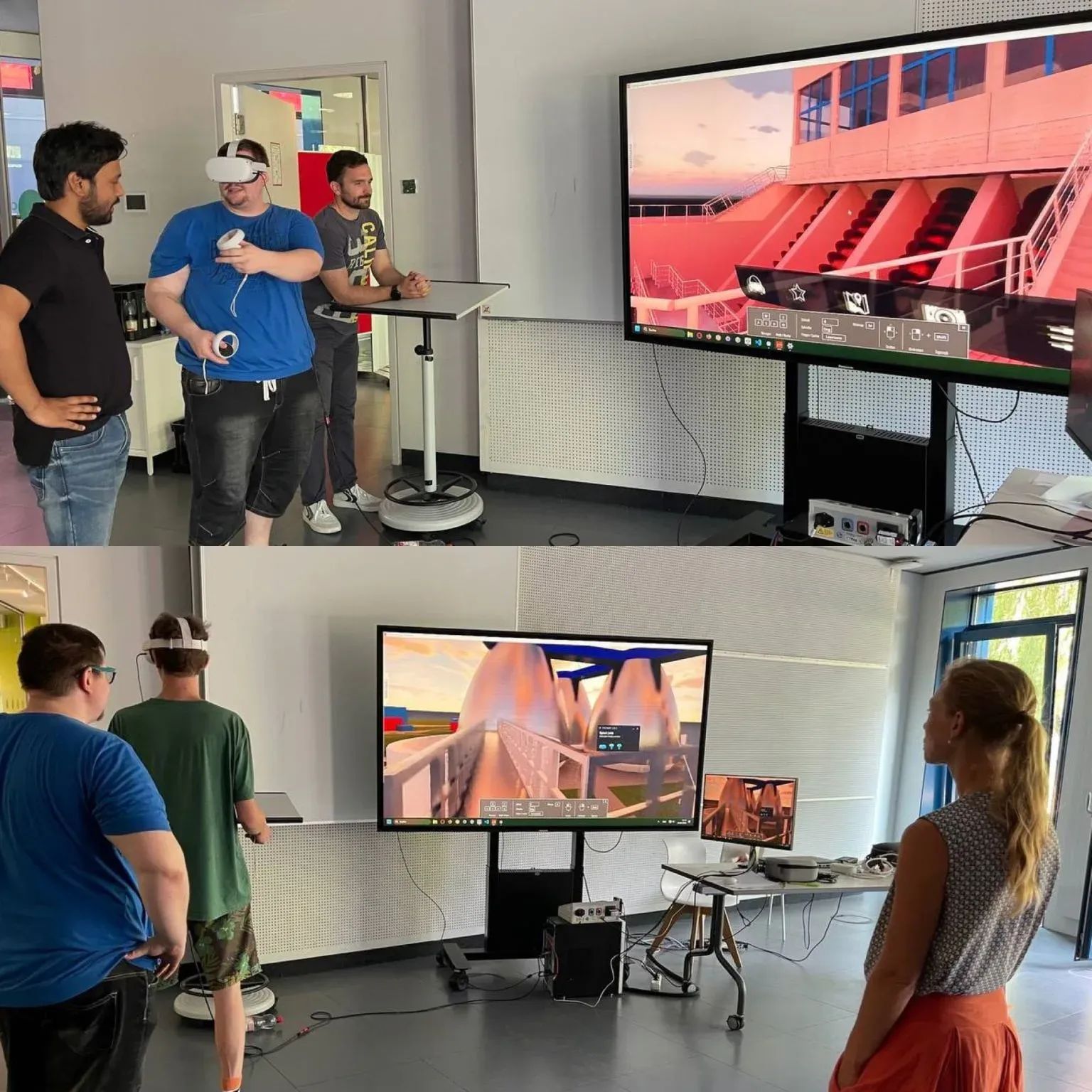 Réalité virtuelle mixte