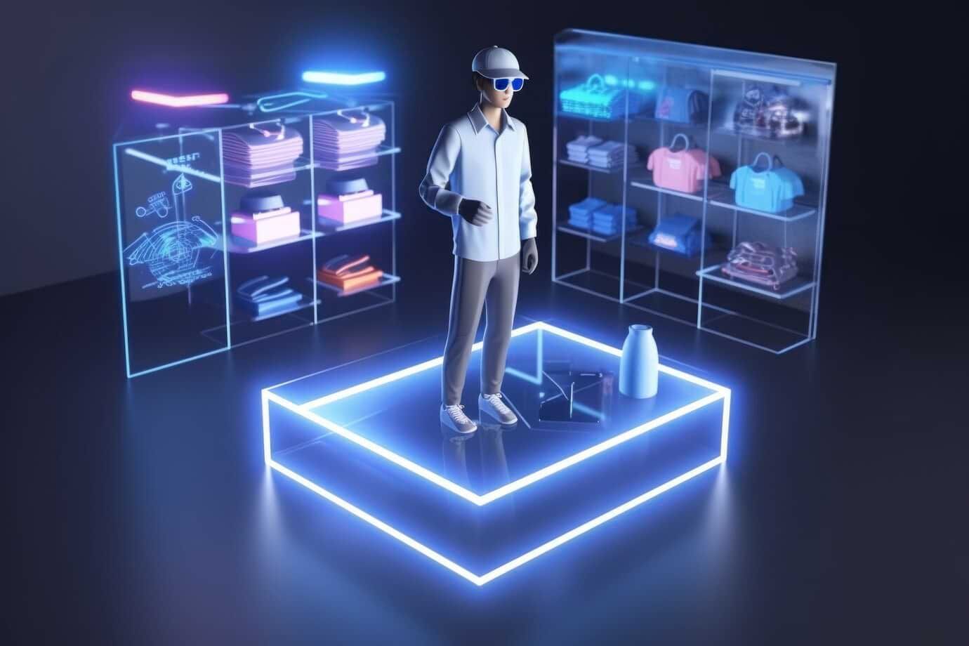 Visualization of a person in a virtual product environment